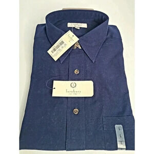 Turnbury Cotton Button Down Long Sleeve Shirt  Blue Size L new/tags